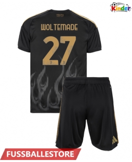 Günstige Juventus Nick Woltemade #27 3rd trikot Kinder 2026-27 Kurzarm (+ Kurze Hosen)